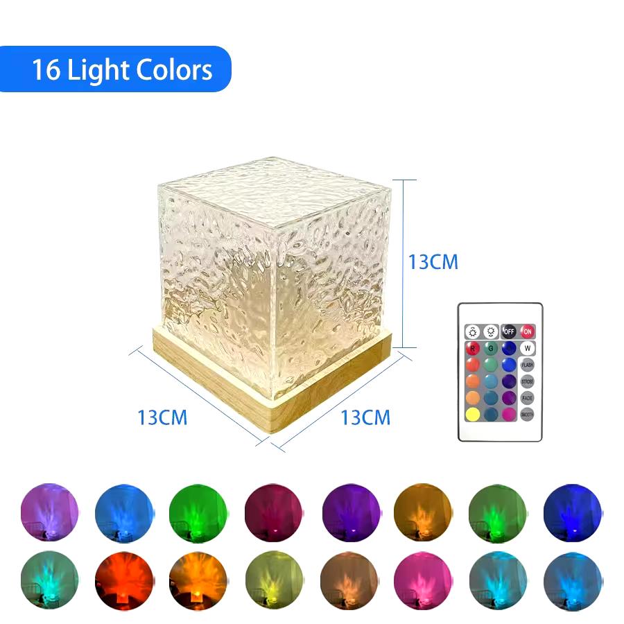 Flame Crystal Lamp