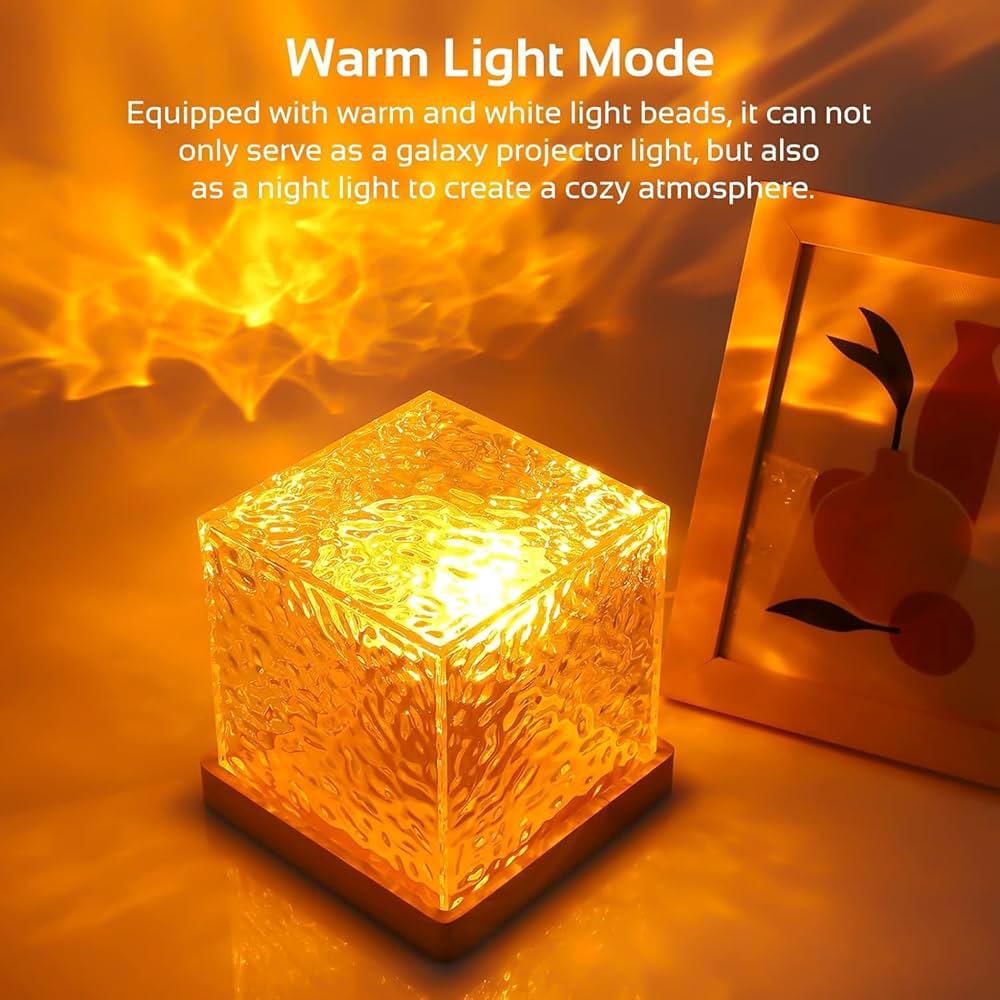 Flame Crystal Lamp